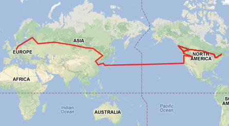 Die "Rückreiseroute"
