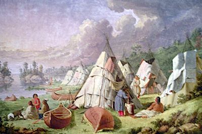 Encampment Among The Islands Of Lake Huron