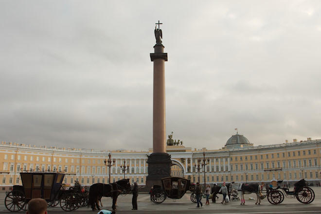 Platz vor dem Eremitage